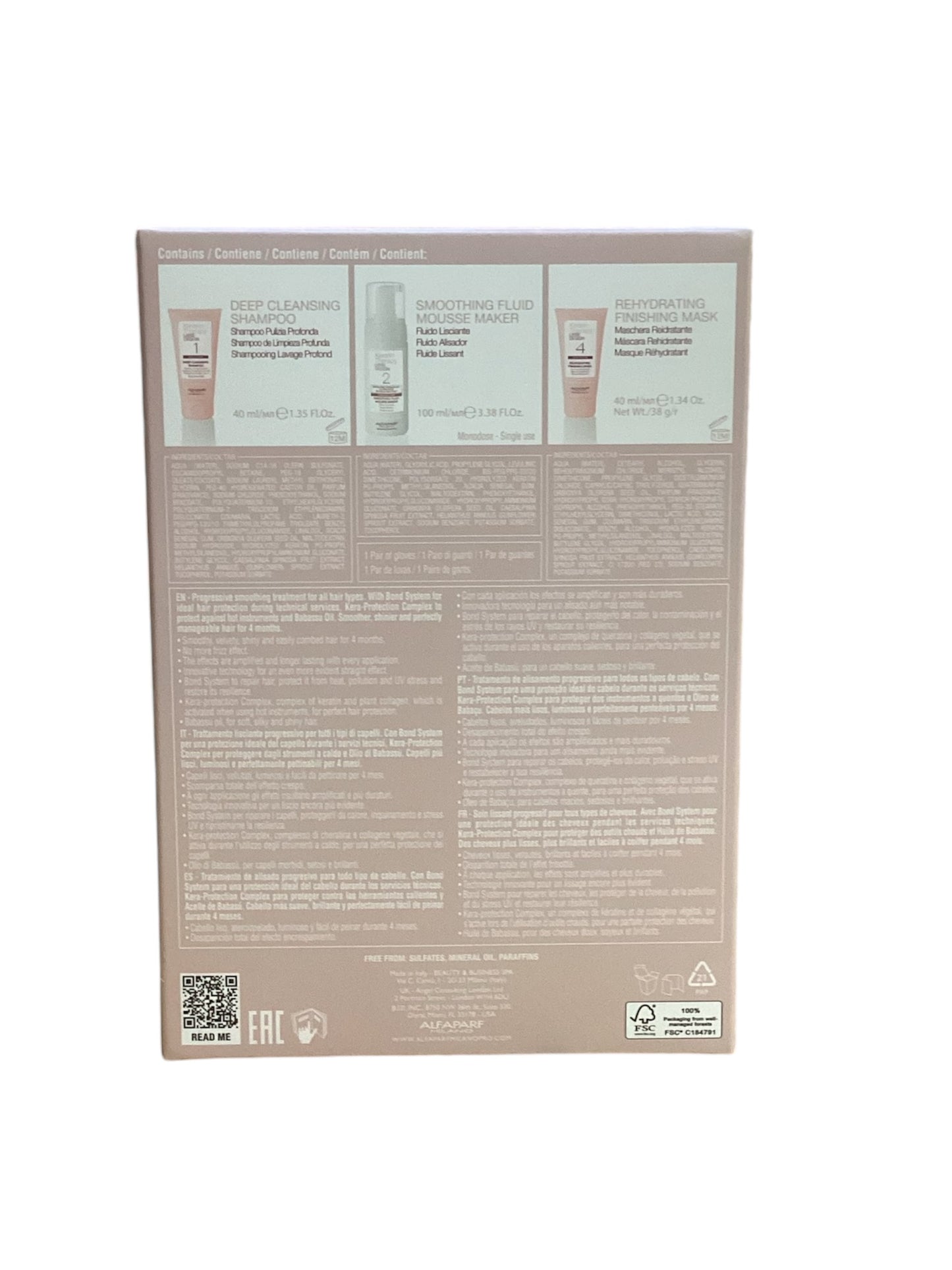 Alfaparf Keratin Therapy Lisse Design Kit (Free Shipping)