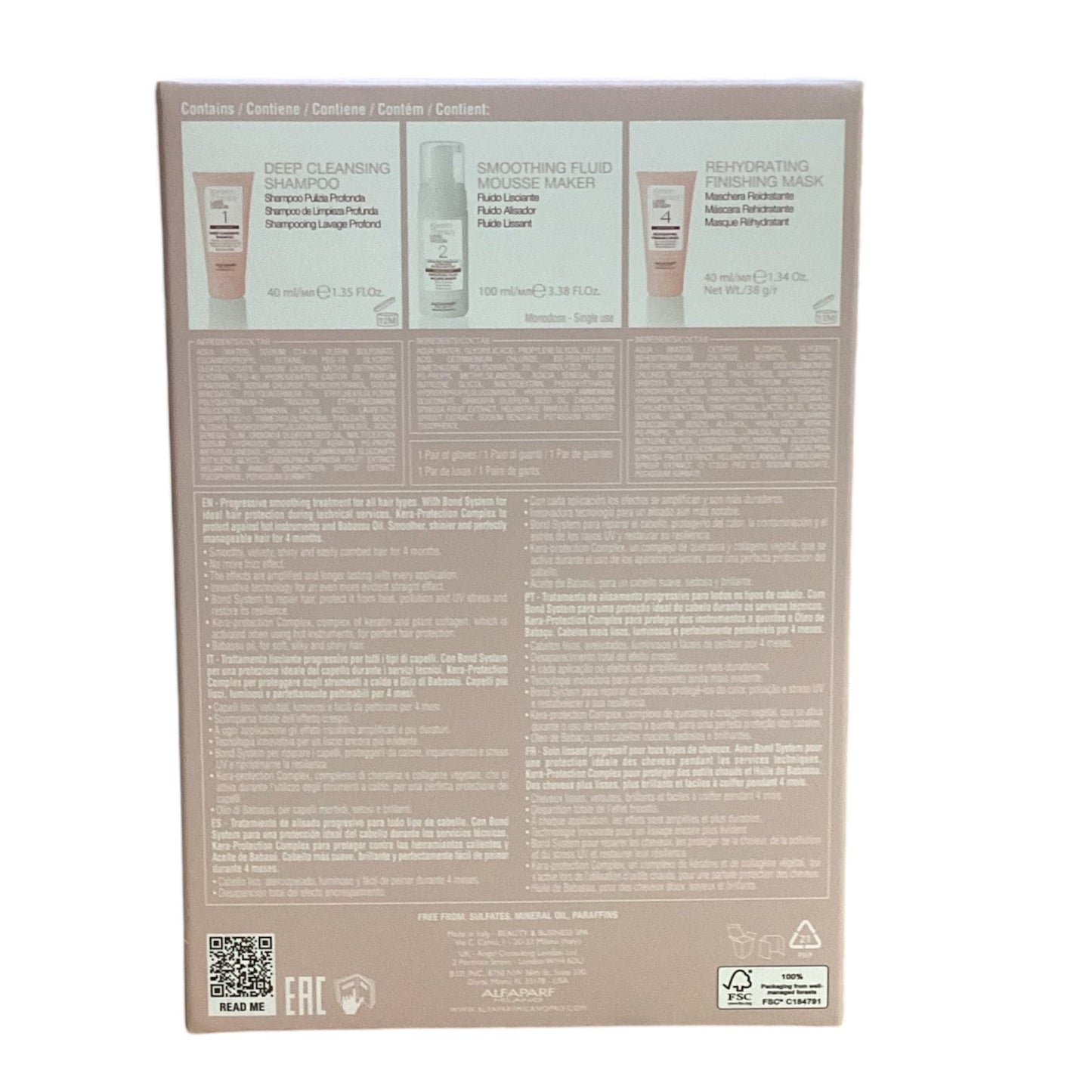 Alfaparf Keratin Therapy Lisse Design Kit (Free Shipping)