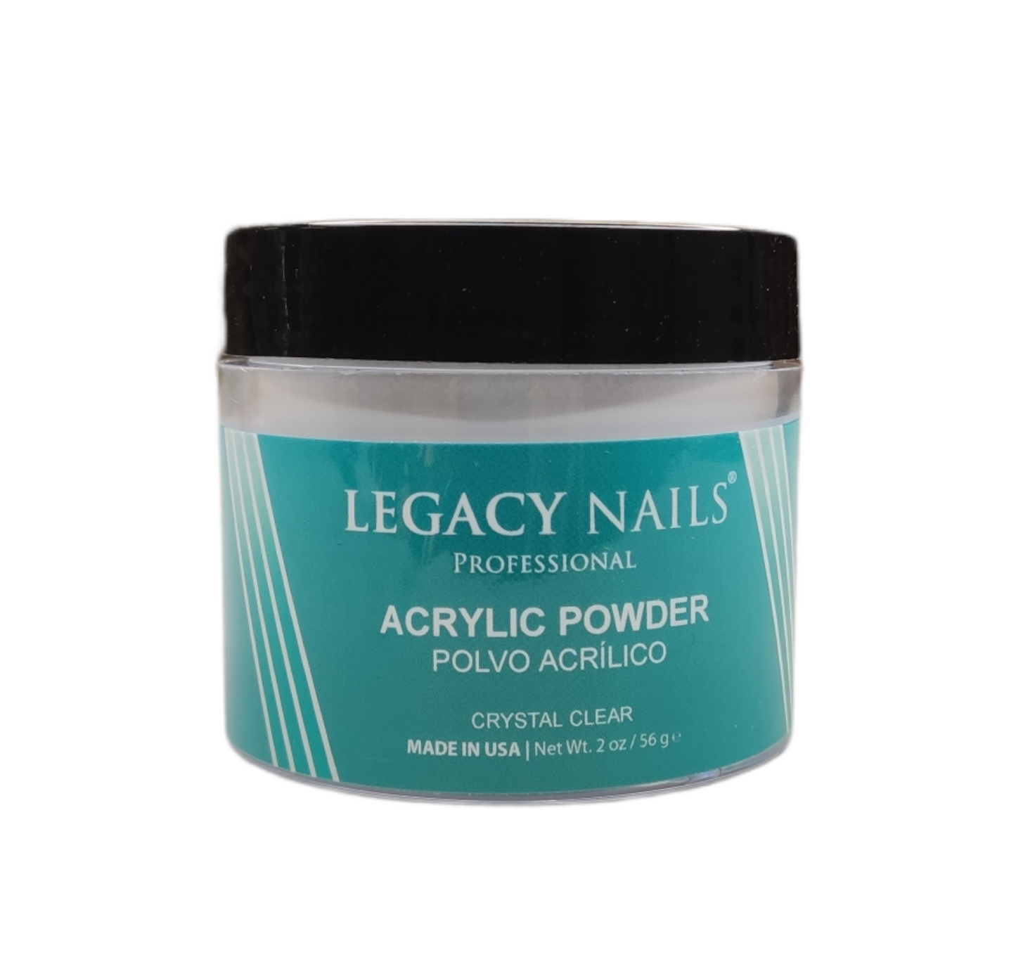 Legacy Nails Crystal Clear Acrylic Powder 2 oz