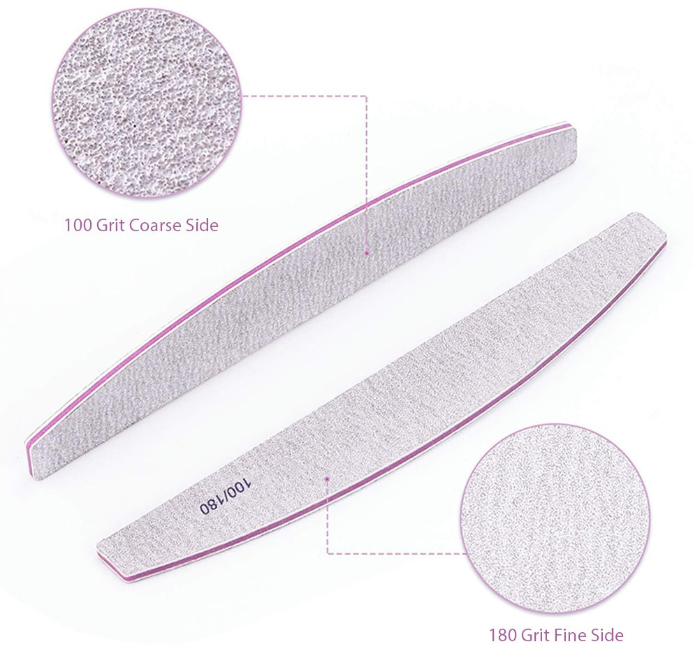 Nail File 100/180 Pack of 25