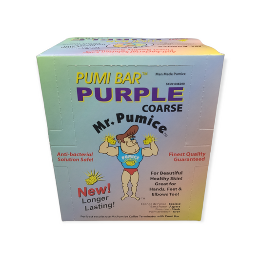 Mr. Pumice Purple Coarse Pumi Bar Box (12 pcs)